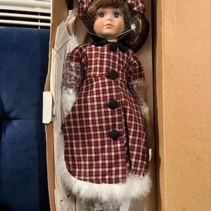 Collectible Porcelain Doll w/ Certificate of Authenticity